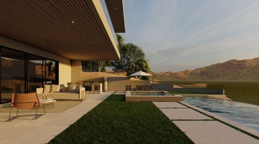 Rendering: pool terrace