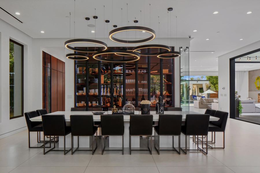 Dining and wine display